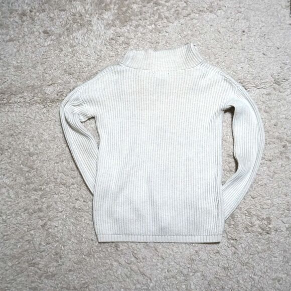 Rachel Zoe White Cowl Neck Knitted Sweater Women's Size XSmall - Picture 5 of 7